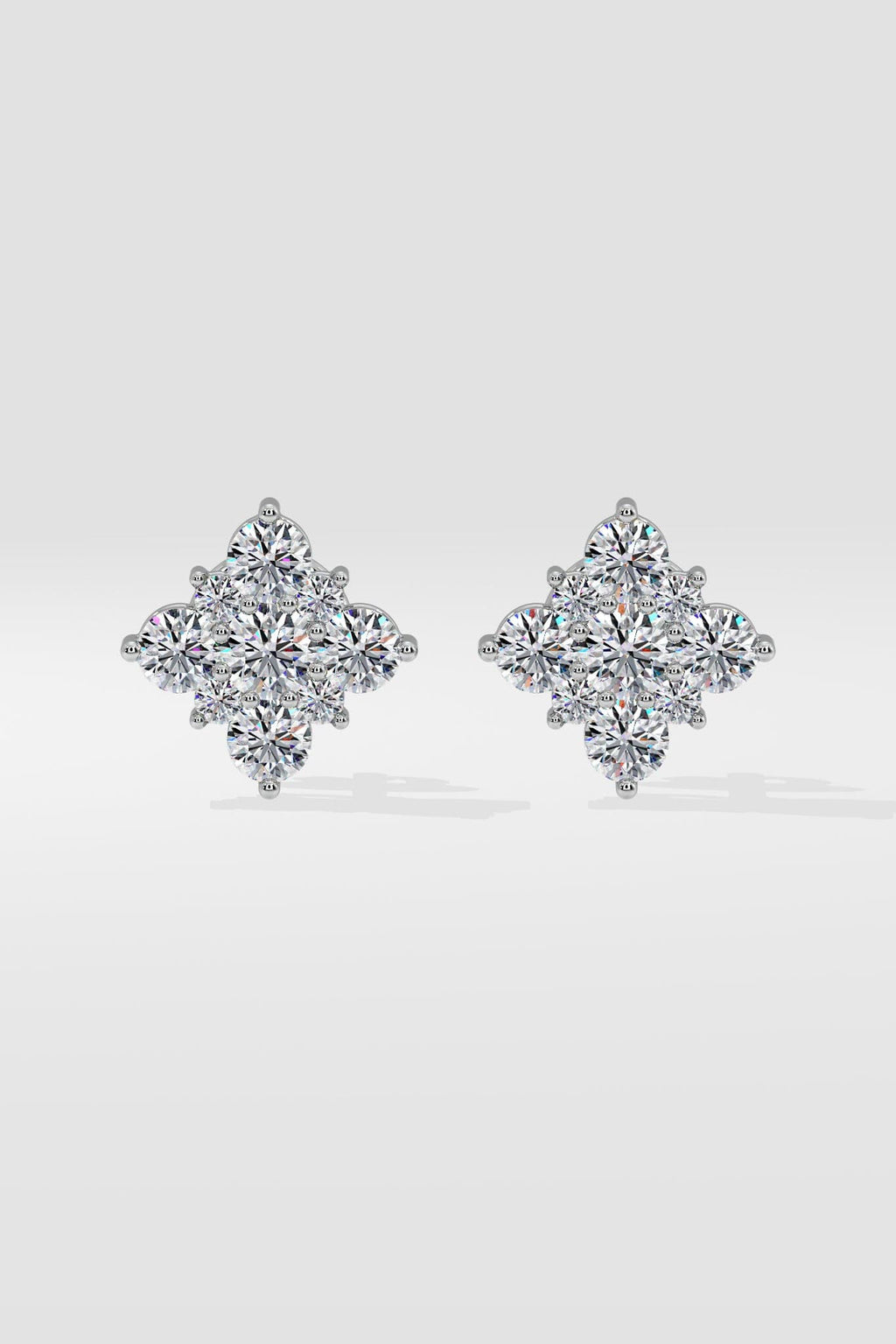 Snowflake Cluster Earrings