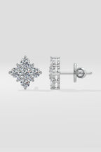 Snowflake Cluster Earrings