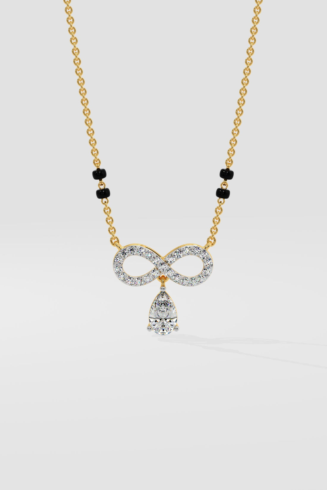 Infinity Pear Mangalsutra
