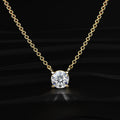 1ct Round Diamond Solitaire Necklace