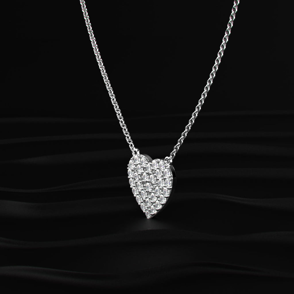 Chloe Heart Diamond Necklace