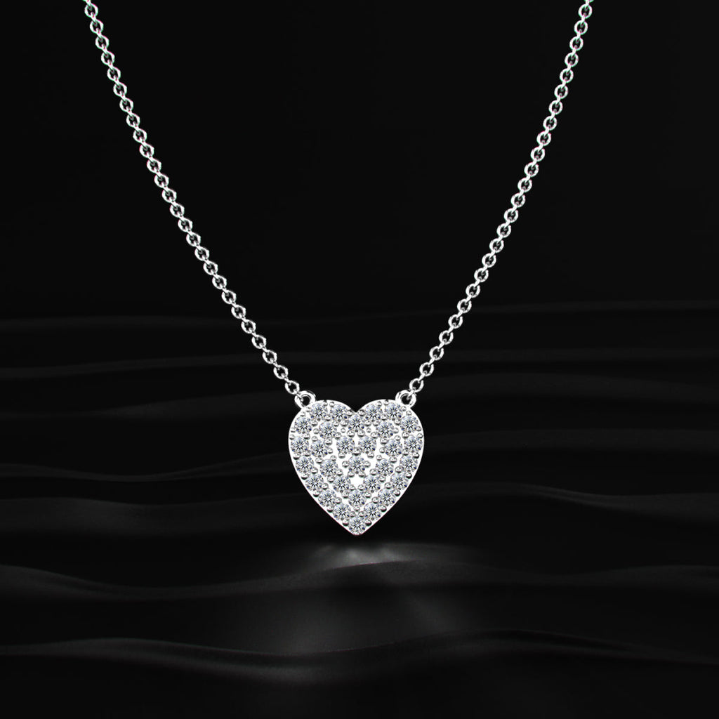 Chloe Heart Diamond Necklace