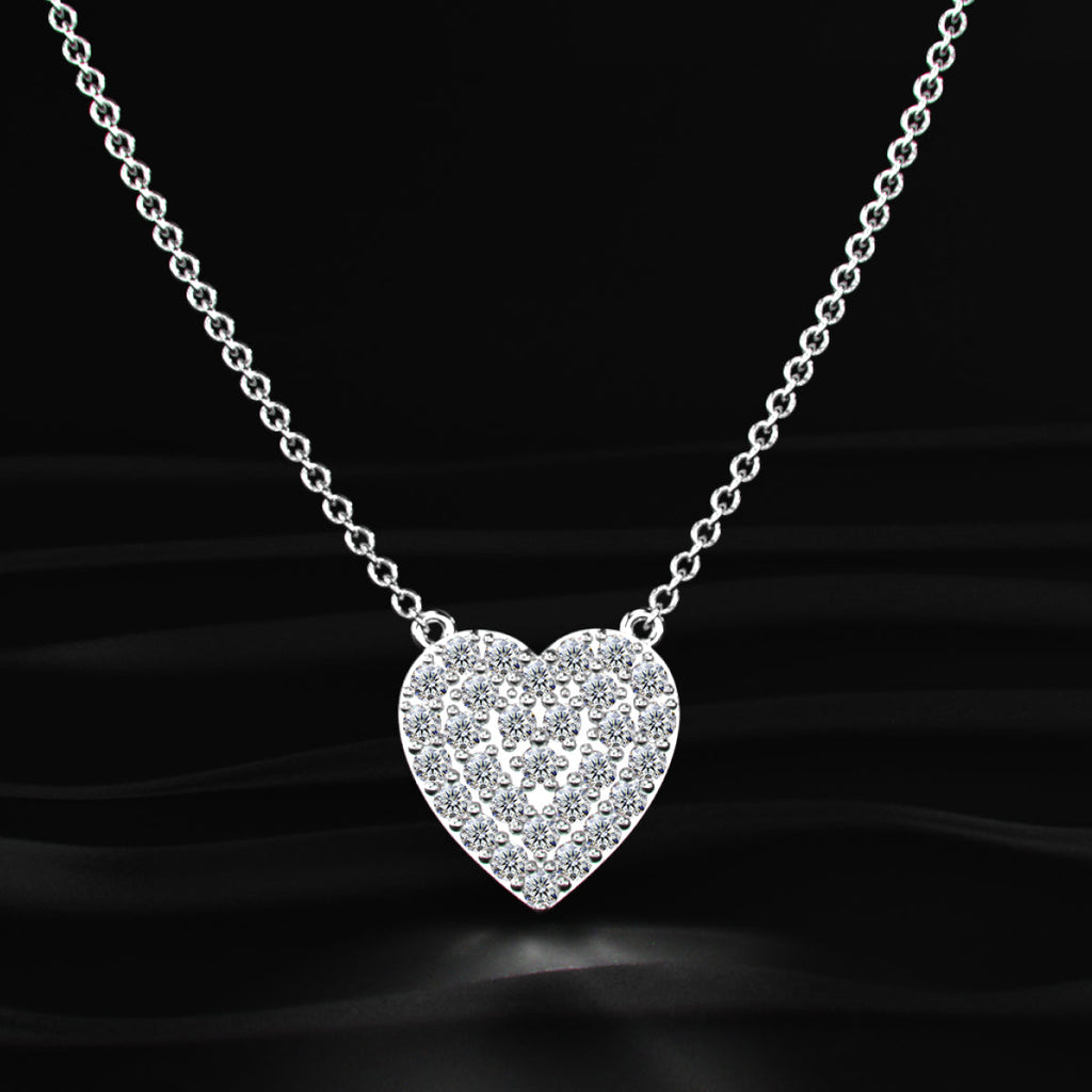 Chloe Heart Diamond Necklace