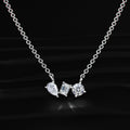 Three Stone Diamond Necklace