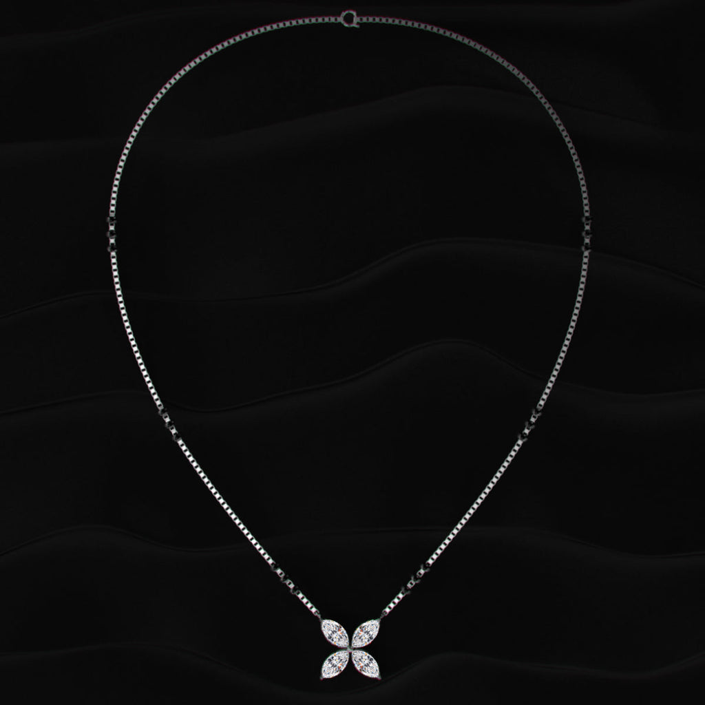 4 Marquise Diamond Mangalsutra