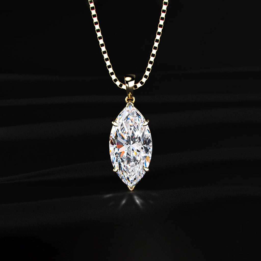 Marquise Solitaire Pendant