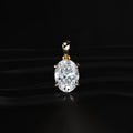 Oval Shape Solitaire Pendant