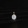 Cushion Cut Diamond Solitaire Pendant
