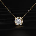 Cushion Diamond Halo Mangalsutra