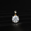 Round Shape Solitaire Pendant