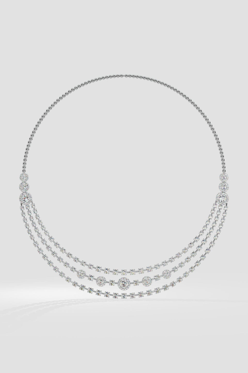 Trinity Halo Necklace