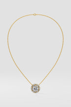 Swirl Solitaire Necklace