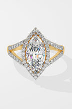 2 ct Marquise Halo Ring