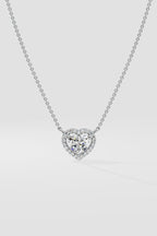 Solitaire Heart Necklace