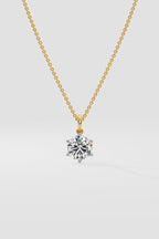 1.5 ct Solitaire pendant
