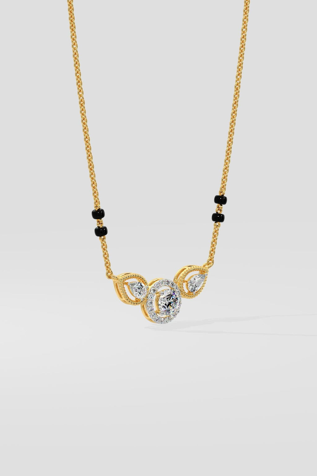 Petal Solitaire Mangalsutra