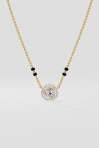 Swirl Solitaire Mangalsutra