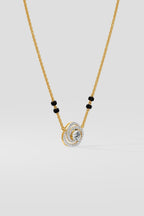 Swirl Solitaire Mangalsutra