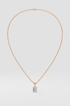 2 ct Emerald necklace