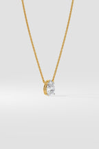 1 ct Pear Solitaire Necklace