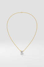 1 ct Pear Solitaire Necklace