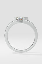 Angular Princess Cut Ring