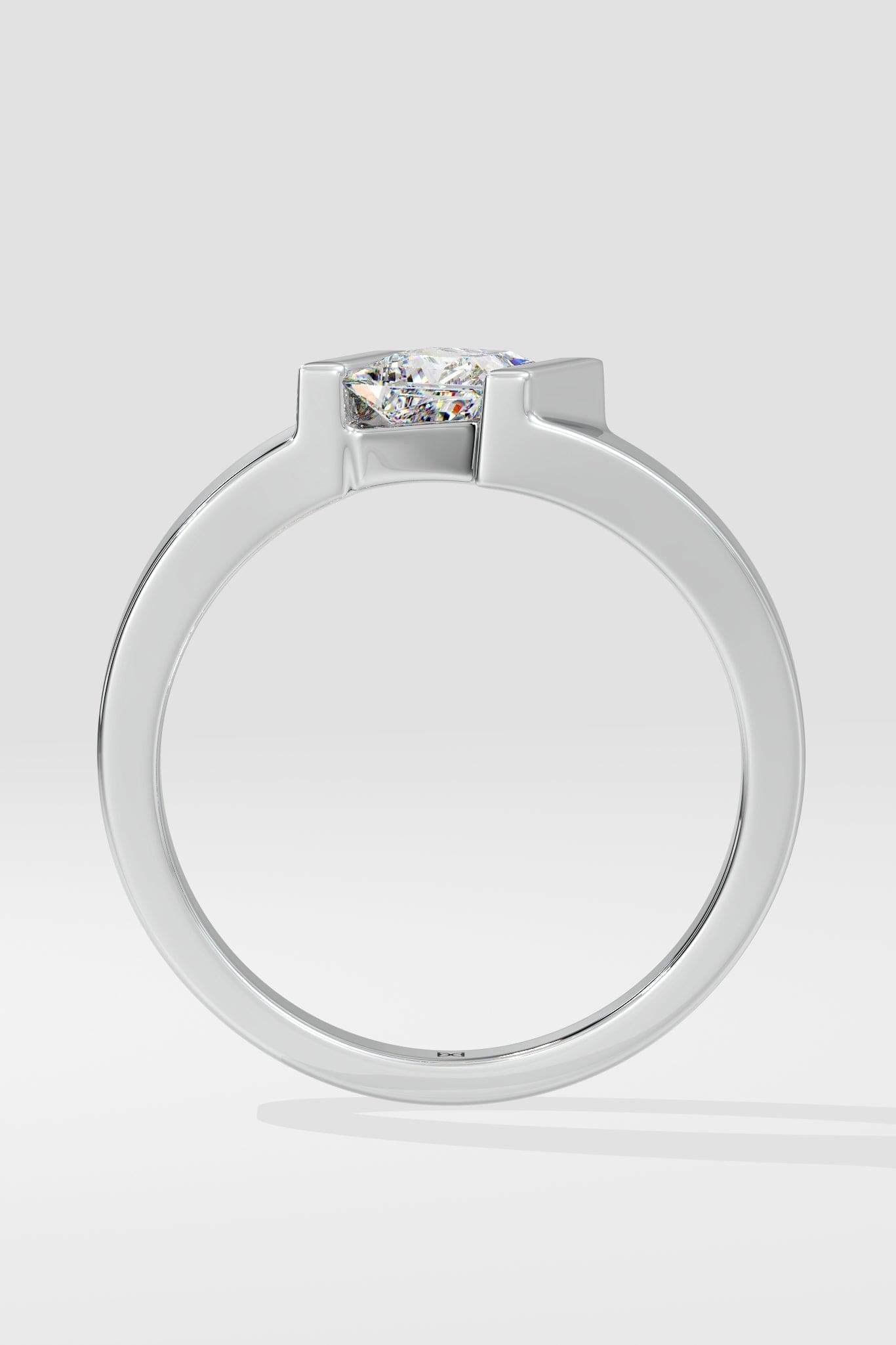 Angular Princess Cut Ring