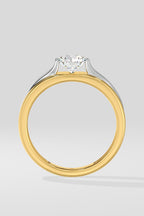 Apollo Two-Tone Solitaire Ring