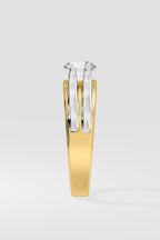 Apollo Two-Tone Solitaire Ring