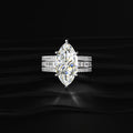 Marquise Cut Solitaire Diamond Ring