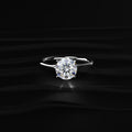 2ct Round Solitaire Engagement Ring With Mystique Stone