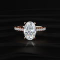 3Ct Oval Diamond Ring