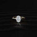 2Ct Oval Solitaire Engagement Ring