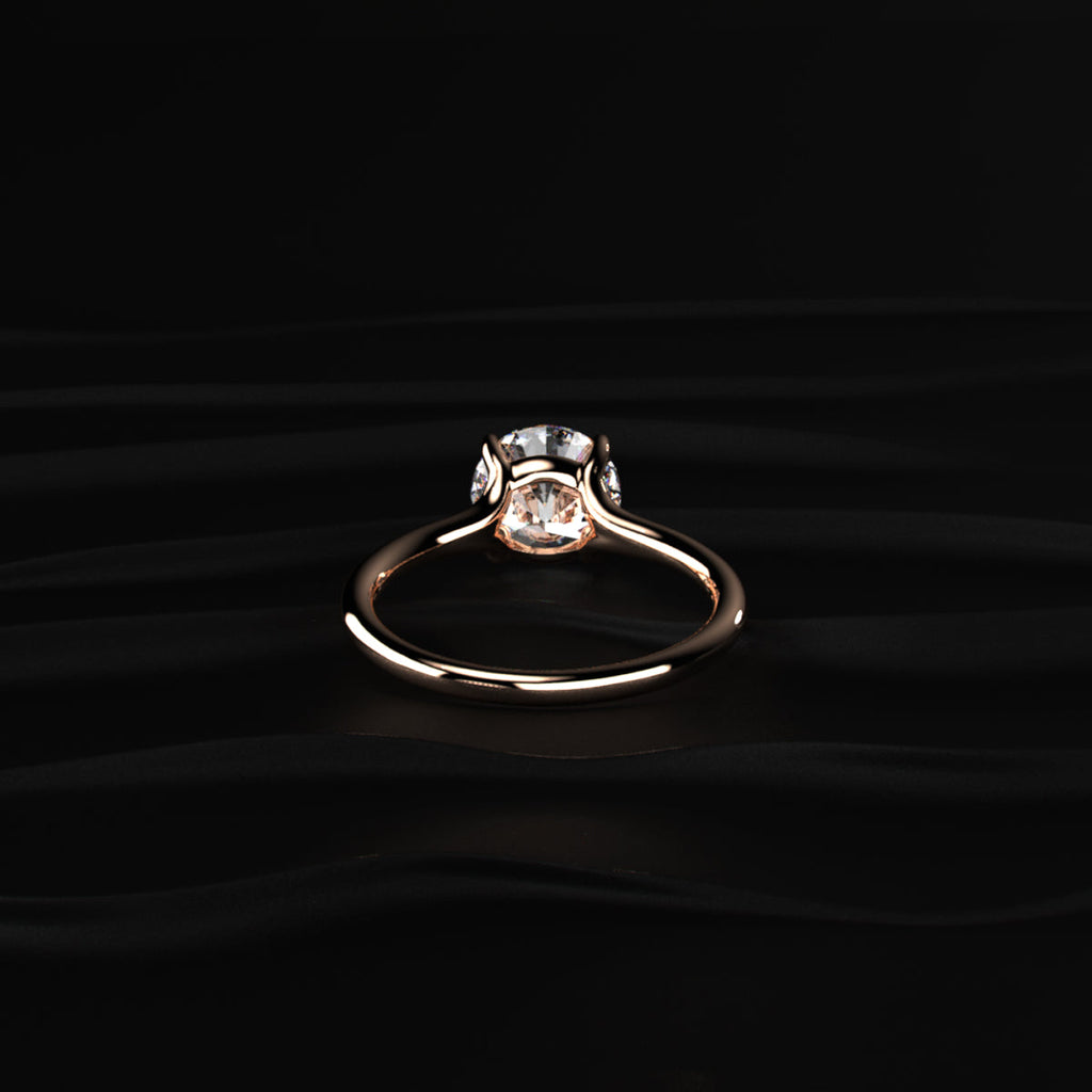 2 Carat Round Solitaire Diamond Ring