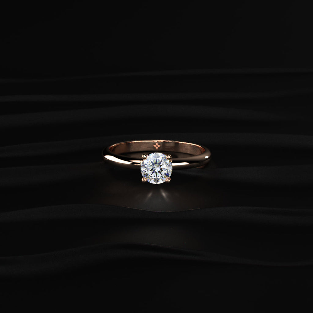 Round Shape Solitaire Ring