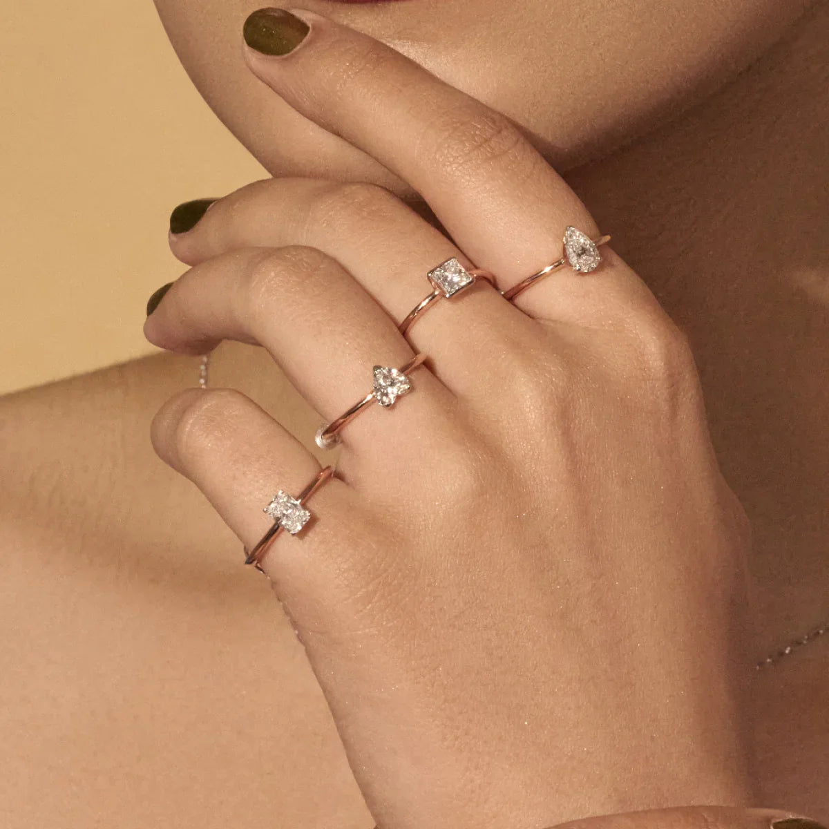 Heart Shape Solitaire Ring