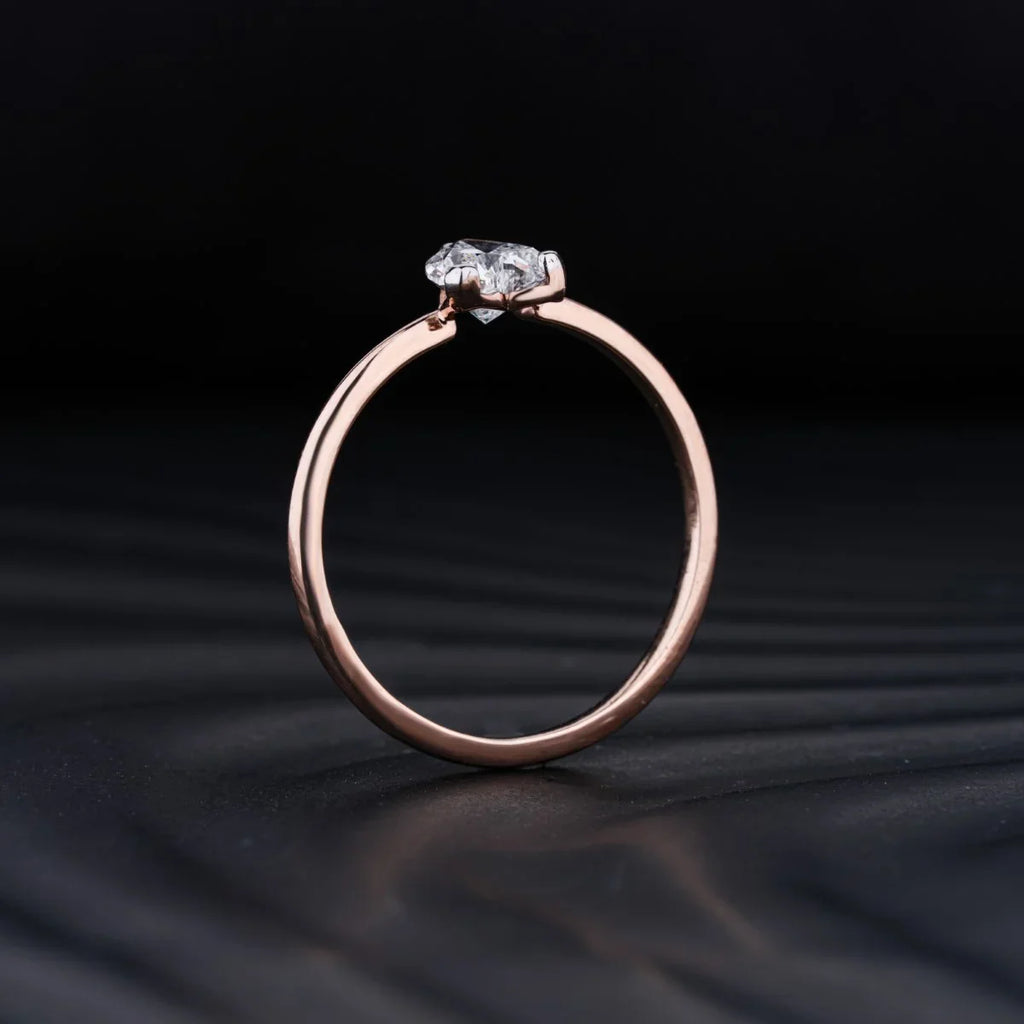 Heart Shape Solitaire Ring