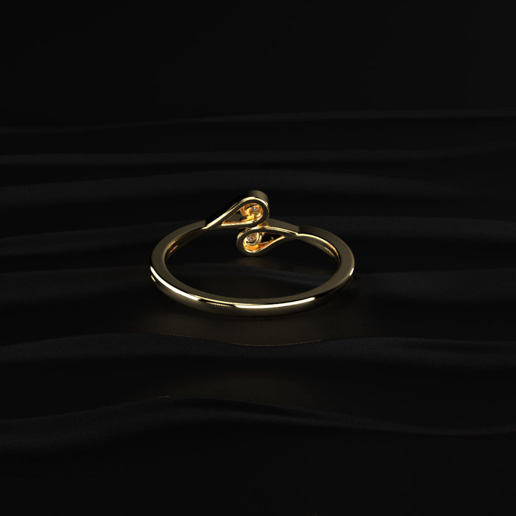 Round Diamond Infinity Band