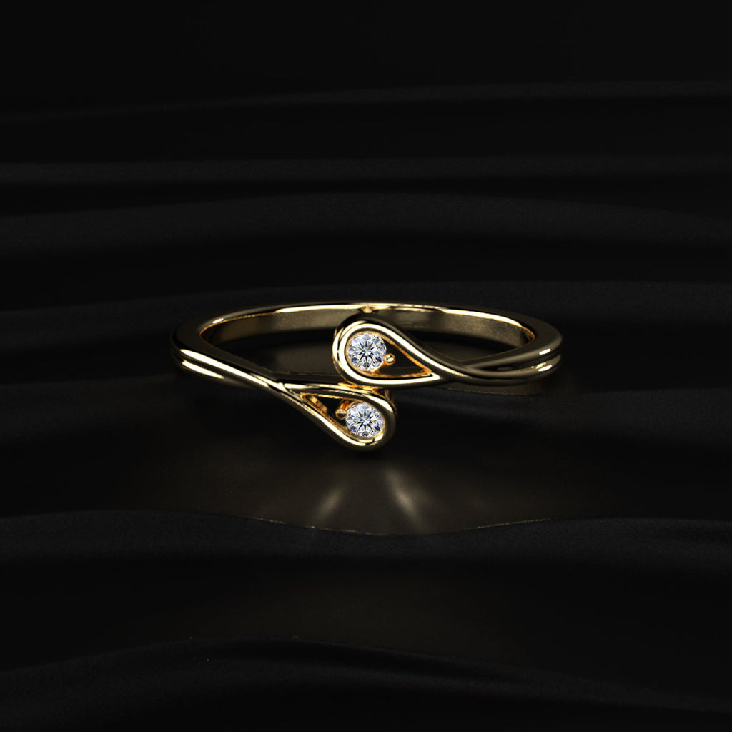 Round Diamond Infinity Band