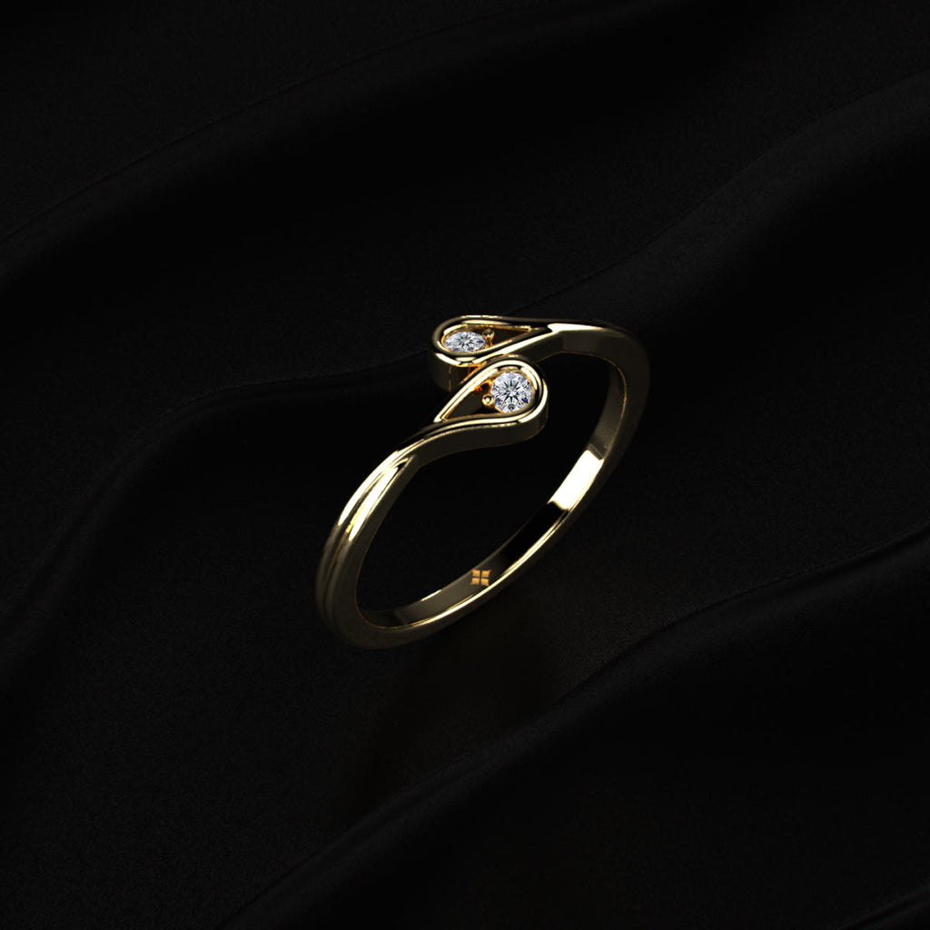 Round Diamond Infinity Band