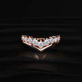 V Shaped Diamond Ring
