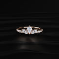 Marquise Trilogy Ring With Side Diamonds