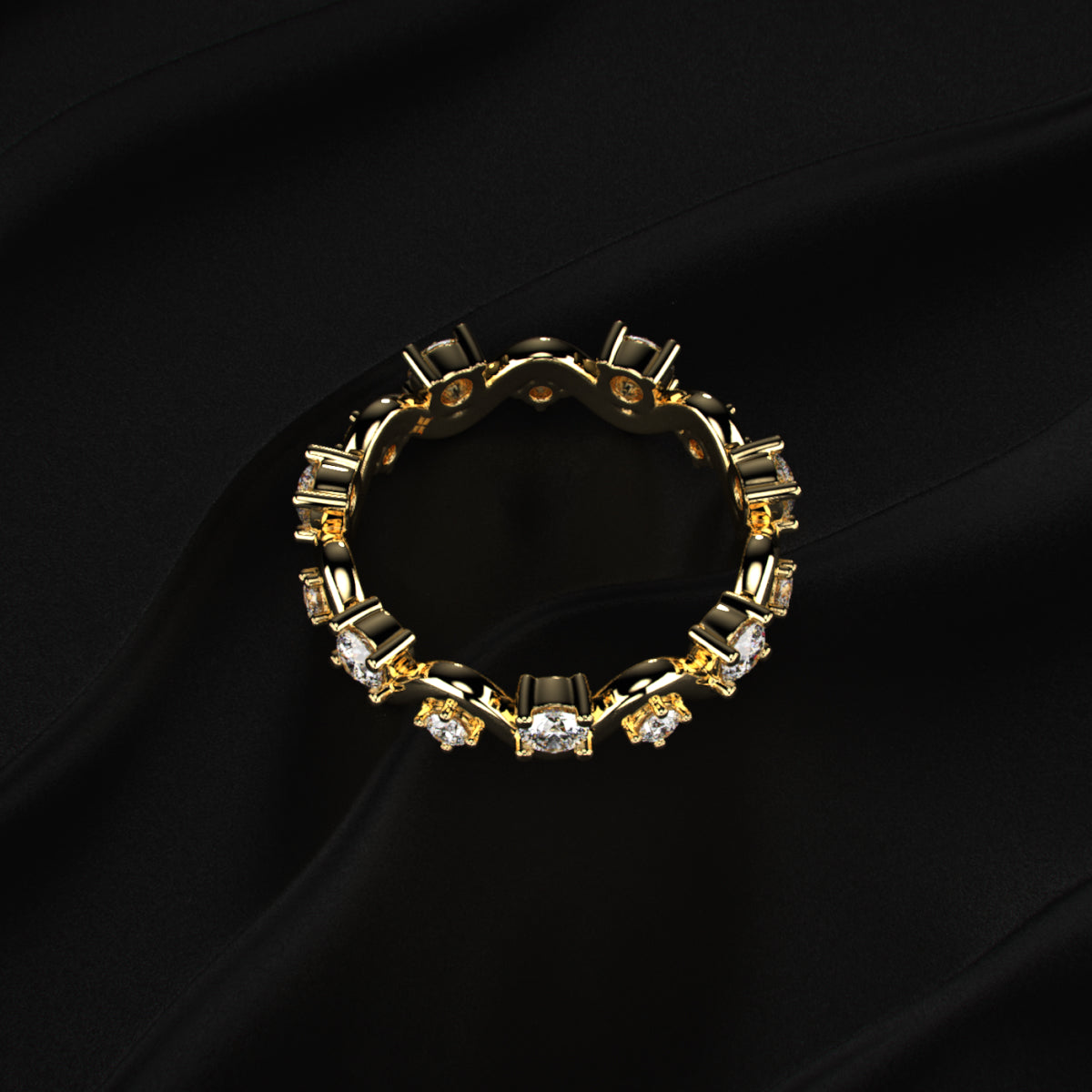 Full Circle Diamond Eternity Ring