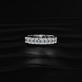 Emerald Cut Half Eternity Band
