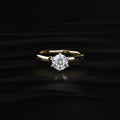 1 Ct Round Diamond Solitaire Engagement Ring