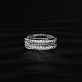 Two Row Eternity Band For Men