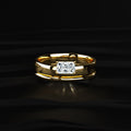 Radiant Solitaire Ring For Men