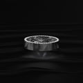 Mens Hidden Diamond Wedding Band