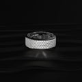 Multi Row Diamond Eternity Men's Band