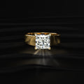 Princess Solitaire Engagement Ring For Men
